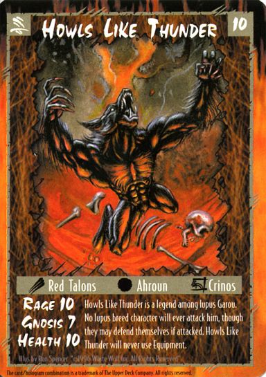 Howls Like Thunder (Crinos Form)